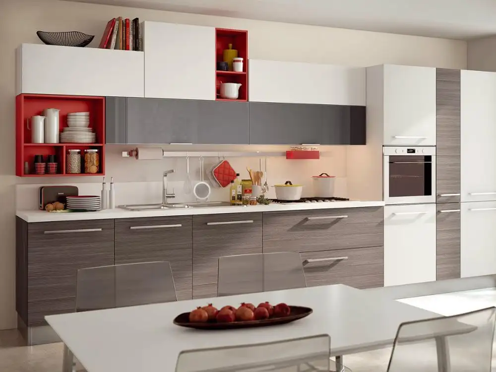 Y&r Furniture european style modern high gloss kitchen cabinets for business 3