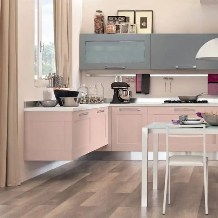 New Design Wood Grey Organizer Kitchen Cabinet 1