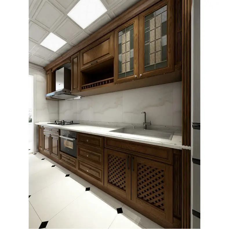 Professional Modern Dark Wood Kitchen Cabinets Cost 4
