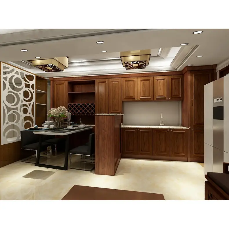 Professional Modern Dark Wood Kitchen Cabinets Cost 3
