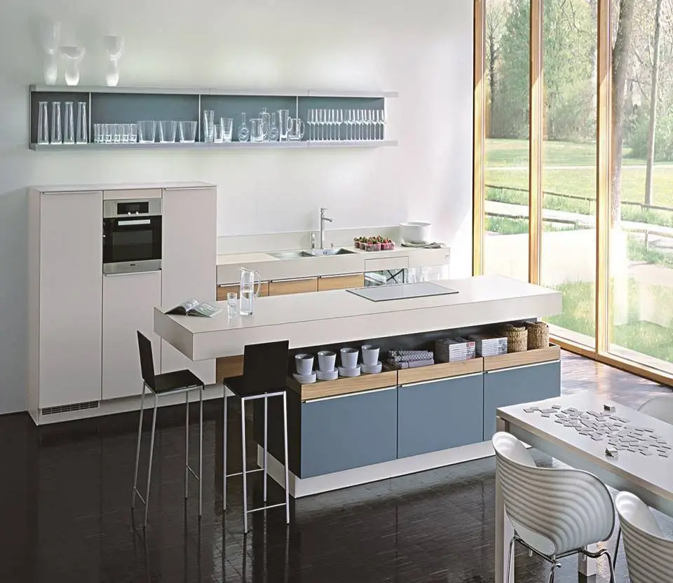 Free 3D Design China Factory Modern Standard Kitchen Wall Hanging Cabinet 1