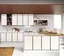 Modern Wood Grain Kitchen Cabinets Maple/Oak/Solid Wood/MDF/melaminated Particle Board/PVC/ Polywood by Y&R Furniture 2