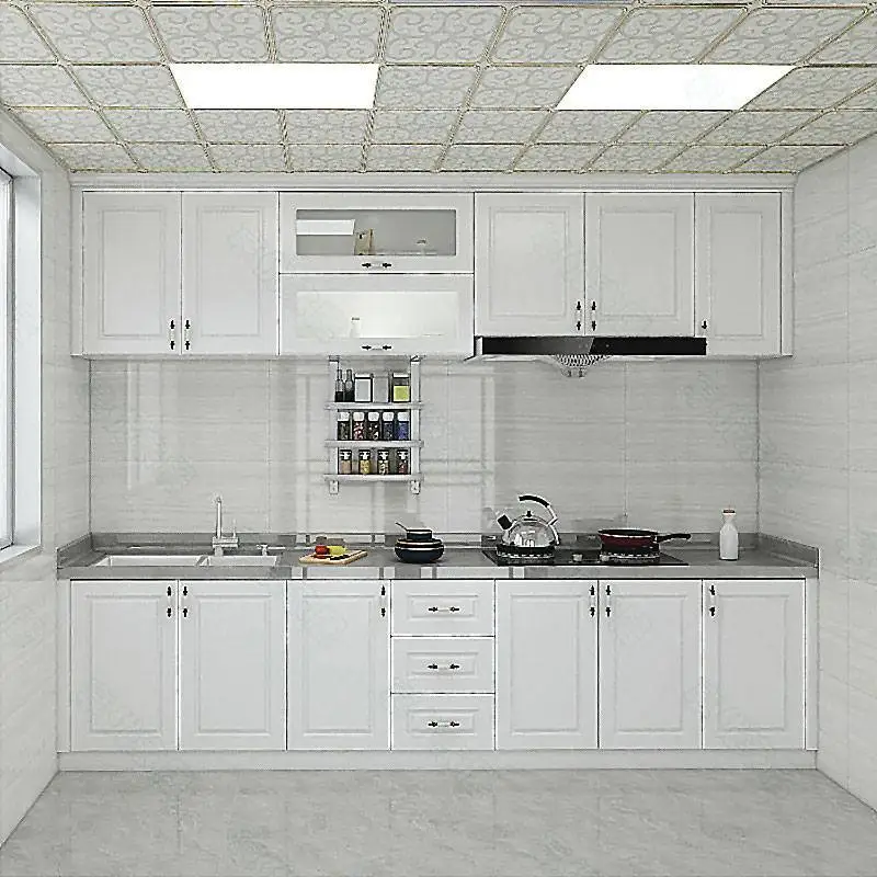Factory direct overall kitchen cabinets North American solid wood cabinets American overall cabinets 1