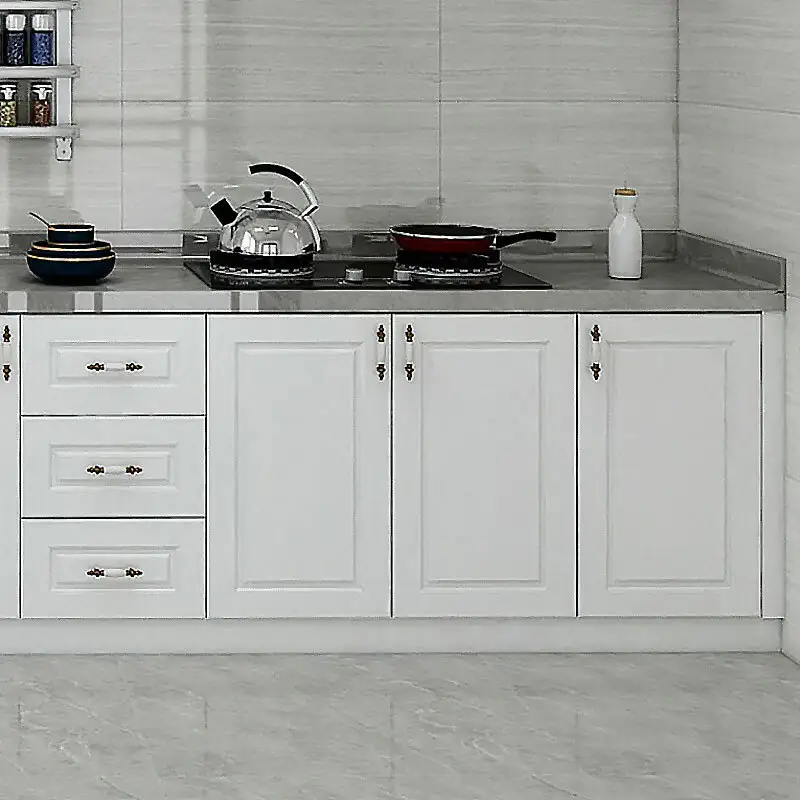 Dark Wood Modern Kitchen Cabinets Assemble Or Knock Down 20-45 Daysfor Sale 5