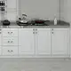 Dark Wood Modern Kitchen Cabinets Assemble Or Knock Down 20-45 Daysfor Sale 5