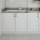 Dark Wood Modern Kitchen Cabinets Assemble Or Knock Down 20-45 Daysfor Sale 3