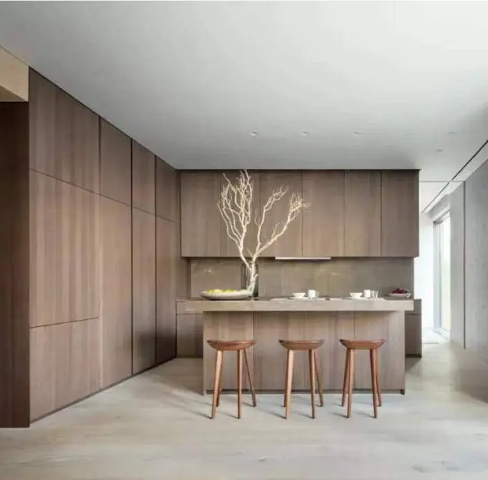 Home Furniture General Use Kitchen Cabinet Wood Style, Solid Base Cabinets Modern Graphic Design Handle & Knob Hotel CLASSIC 1