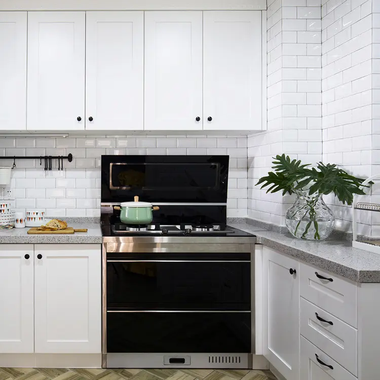 Wood Cabinets Kitchen Modern Assemble Or Knock Down - - Y&R Furniture-1 3