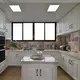 Modern White Wood Kitchen Cabinets L/C by Y&R Furniture 2