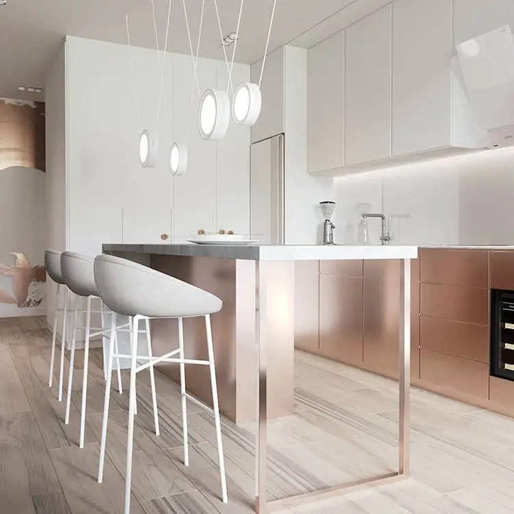 3D Free Design Latest Waterproof Pvc Cupboard Design Kitchen Cabinet With Cheap Price 1