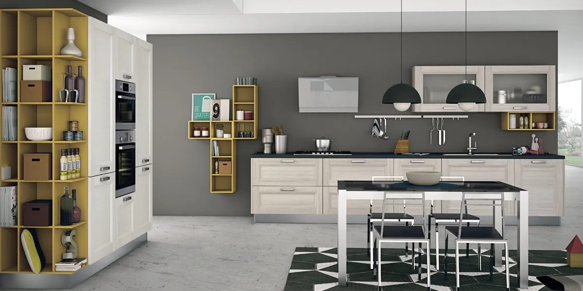 High-quality Modern Natural Wood Kitchen Cabinets Factory 2