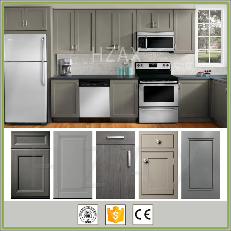 Y&R Furniture Custom Modern Kitchen Cabinets Maple/Oak/Solid Wood/MDF/melaminated Particle Board/PVC/ Polywoodfactory 4