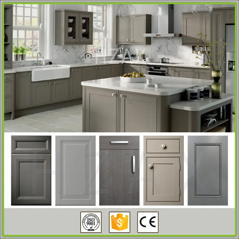 Y&R Furniture Custom Modern Kitchen Cabinets Maple/Oak/Solid Wood/MDF/melaminated Particle Board/PVC/ Polywoodfactory 3