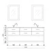 Bathroom Corner Cabinet Assemble Or Knock Down Maple/Oak/Solid Wood/MDF/melaminated Particle Board/PVC/ Polywoodfor Sale 3