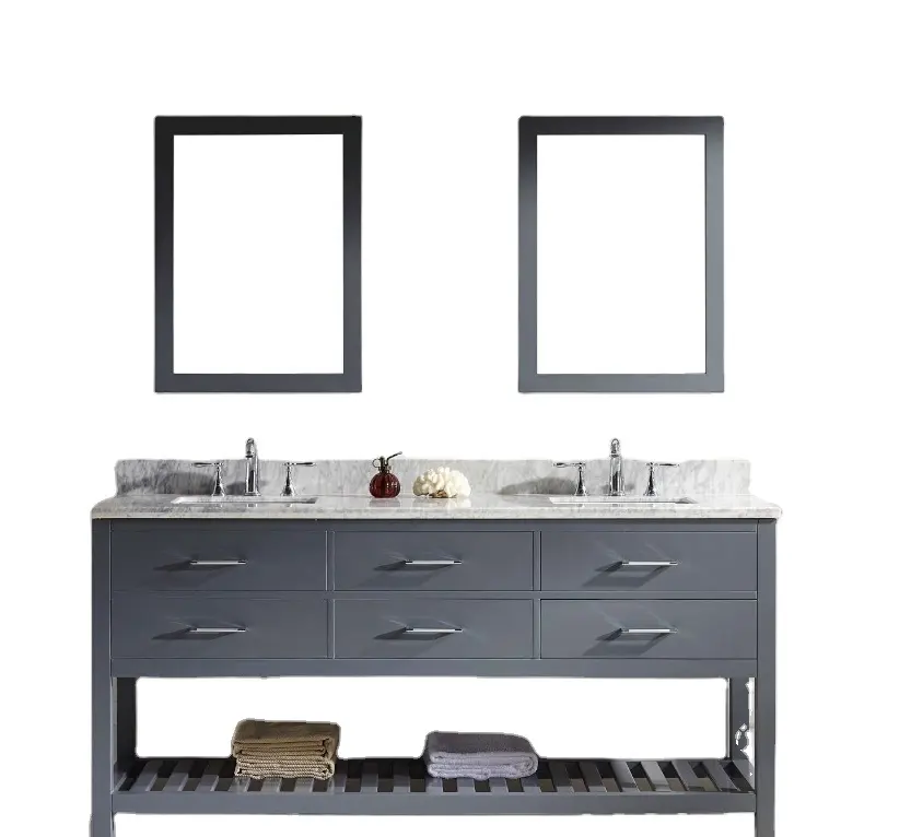Bathroom Corner Cabinet Assemble Or Knock Down Maple/Oak/Solid Wood/MDF/melaminated Particle Board/PVC/ Polywoodfor Sale 2