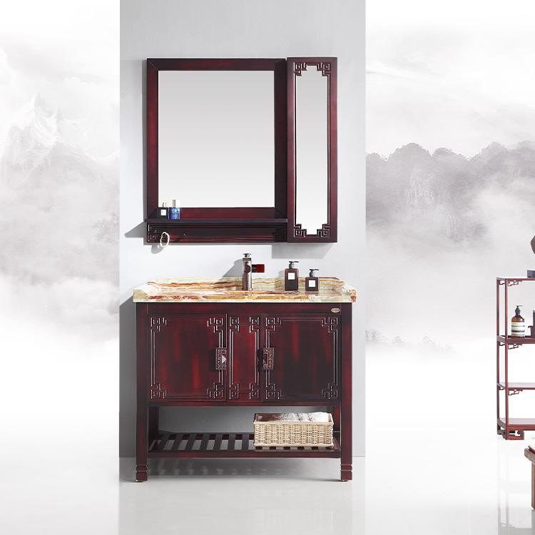 Small modern minimalist washbasin wall hanging bathroom cabinet vanity6 2