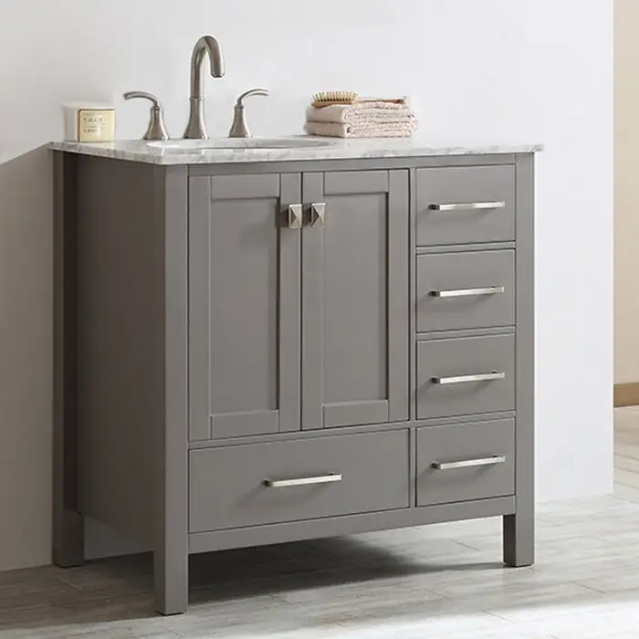 Qualitybathroom Vanity Manufacturer Assemble Or Knock Down 20-45 Days 3