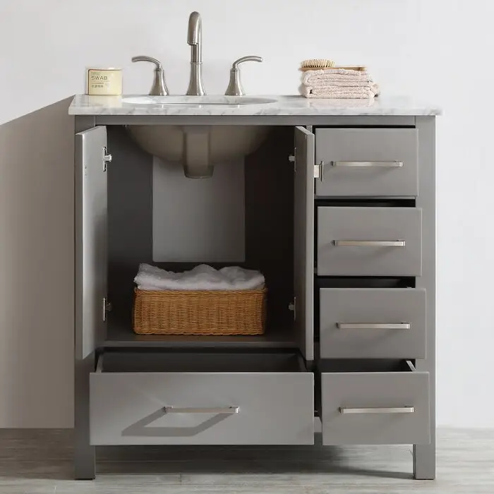 Qualitybathroom Vanity Manufacturer Assemble Or Knock Down 20-45 Days 4