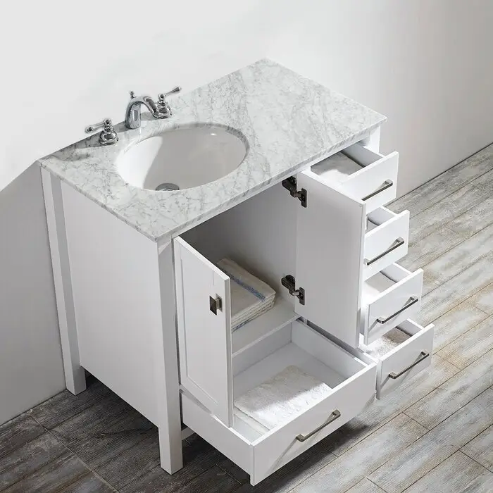 Qualitybathroom Vanity Manufacturer Assemble Or Knock Down 20-45 Days 5