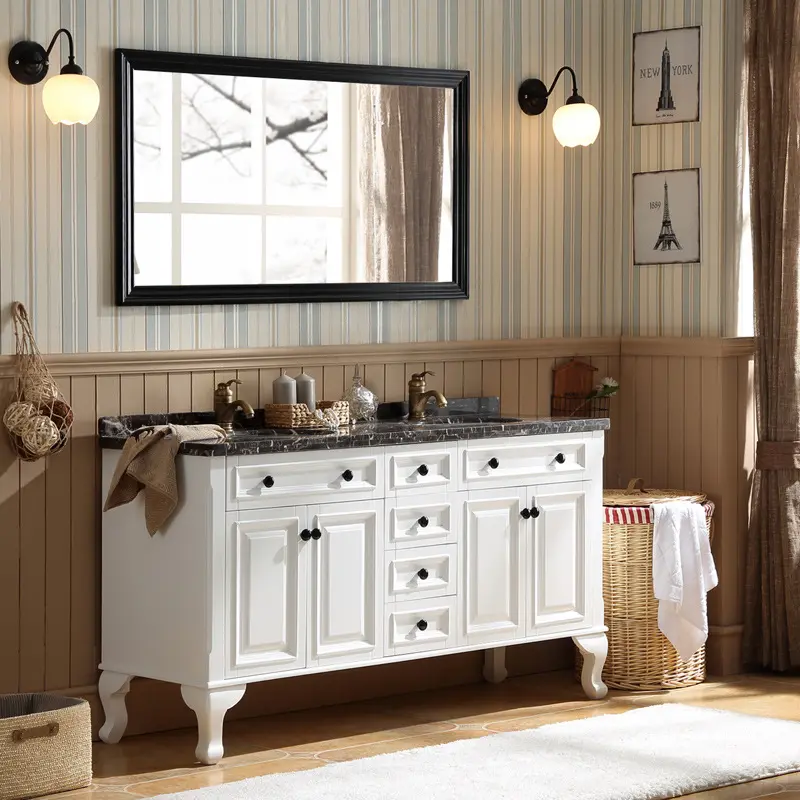 Wall Hung Bathroom Cabinet Manufacturers 20-45 Days 3