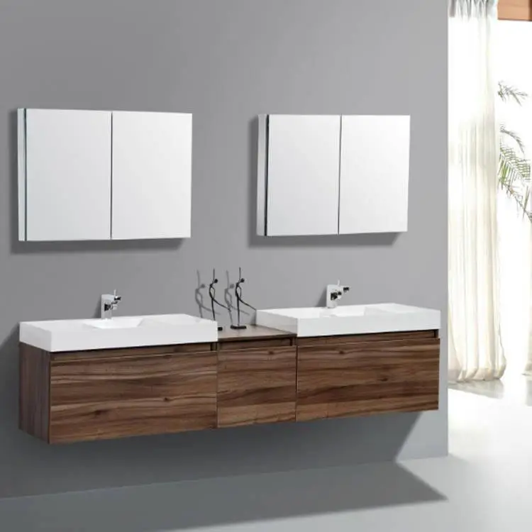 Modern Luxury Double Sink Bathroom Vanity Cabinet 1