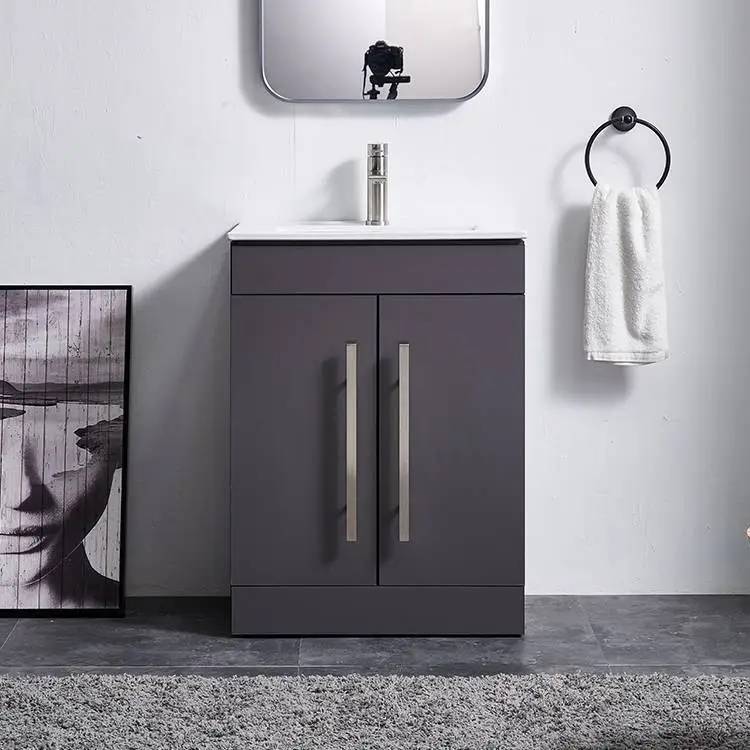 Cabinet Basin Bathroom Vanity Mdf Cabinet,Flat Pack Wall Mount Bathroom Vanity 1