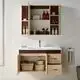 Bathroom Cabinet Modern Maple/Oak/Solid Wood/MDF/melaminated Particle Board/PVC/ Polywoodfactory 4