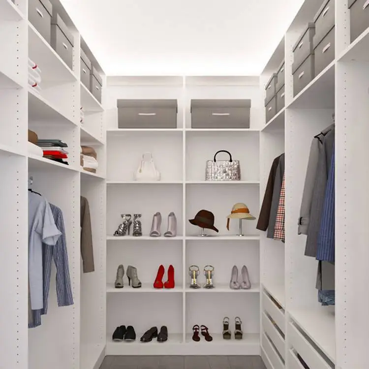 Custom Made Modern Closet Melamine Inside Design Wardrobe Bedroom Furniture Home Furniture Wooden Babies and Kids Panel Bathroom 1