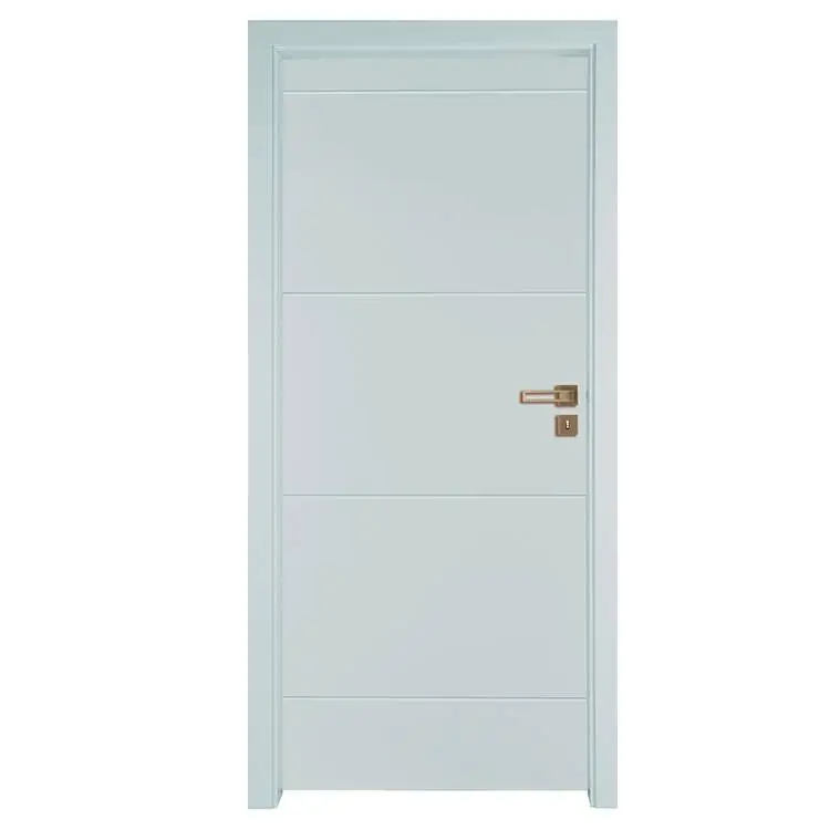 Moden Solid wood interior doors primed wood home interior door from China Suppliers 1