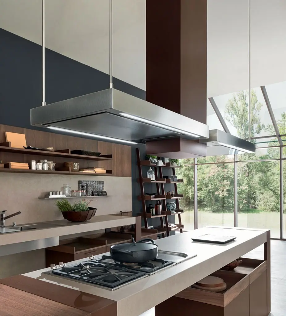 Latest black modern cabinet factory 7