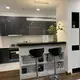 Dark Wood Modern Kitchen Assemble Or Knock Downwholesale 6