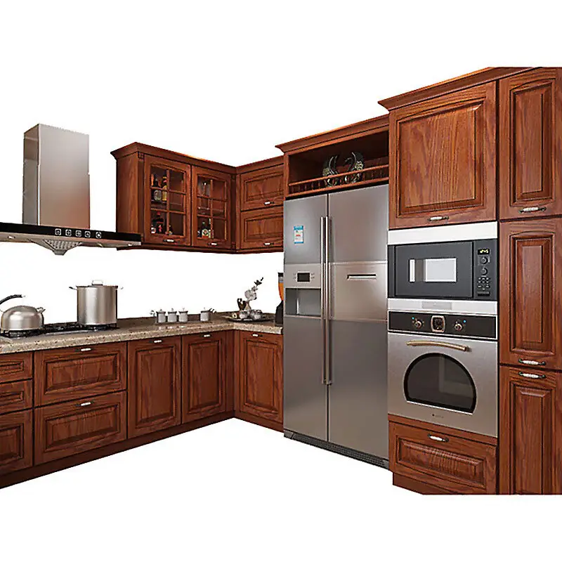 Latest Traditional Gray Kitchen Cabinets Price List 4