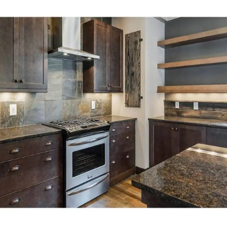 Custom Design Furniture Wood Kitchen Cabinet Sets 1