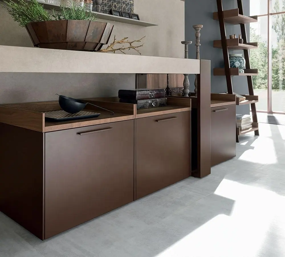 Custom Made Natural Wood Modern Kitchen Price List 2