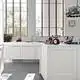 Modern Rustic Wood Kitchen Cabinets L/C by Y&R Furniture 2