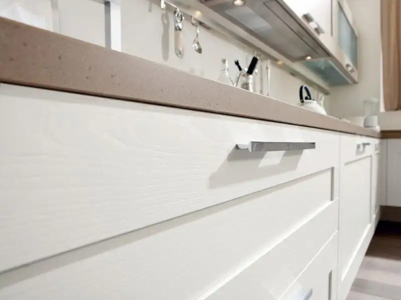 Modern Rustic Wood Kitchen Cabinets L/C by Y&R Furniture 4