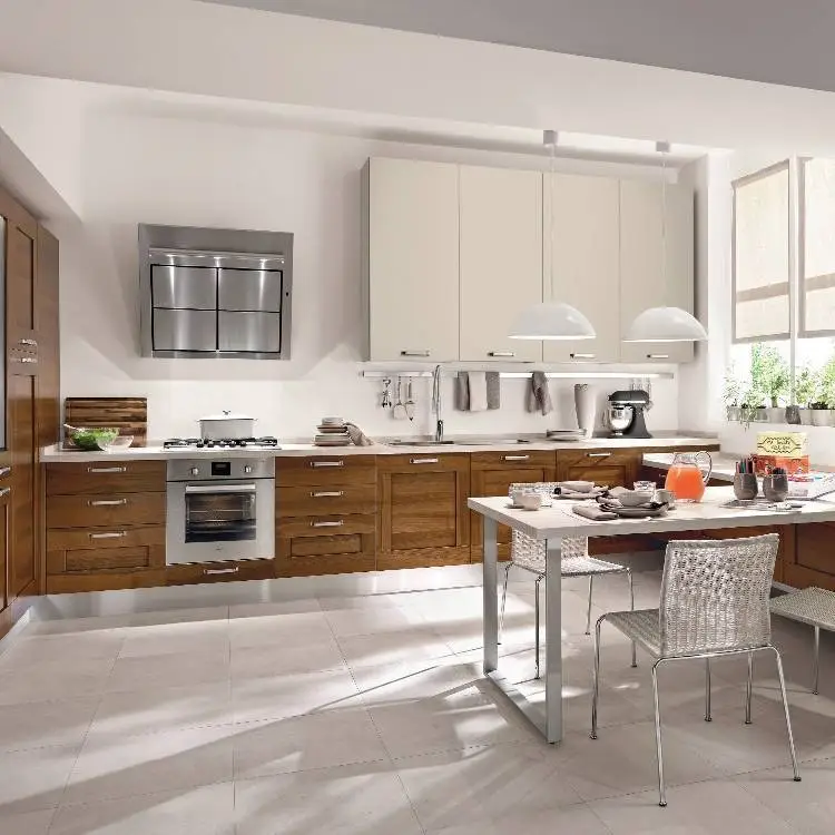 Apartment Hanging Design Furniture Wood Kitchen Cabinet 1