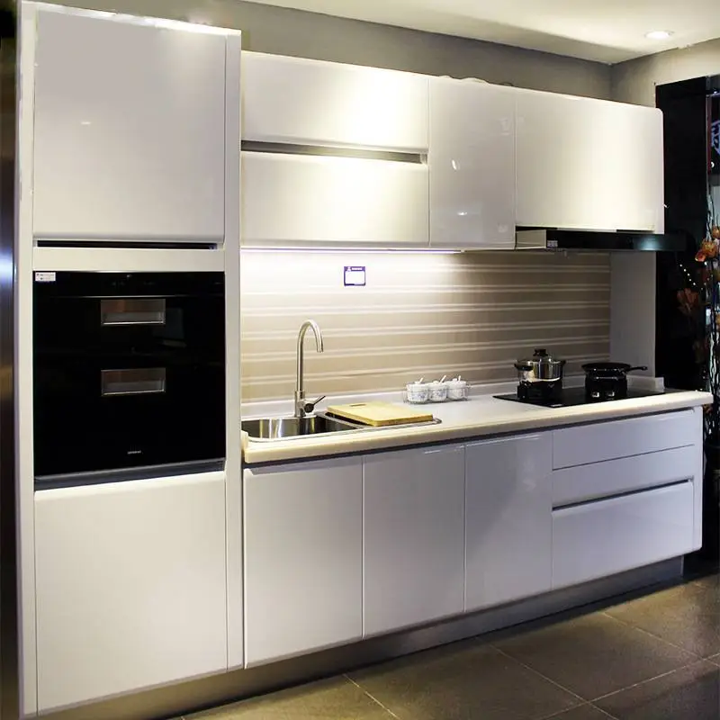 Manufacturer Direct Baking Customized European Modern Cabinets Integral Kitchen Cabinets 1
