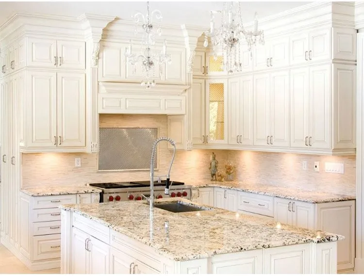 Modern Kitchen with Wood Cabinets Assemble Or Knock Down by Y&R Furniture 2