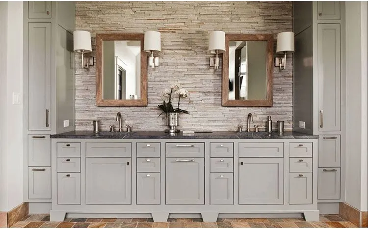 Modern Kitchen with Wood Cabinets Assemble Or Knock Down by Y&R Furniture 5