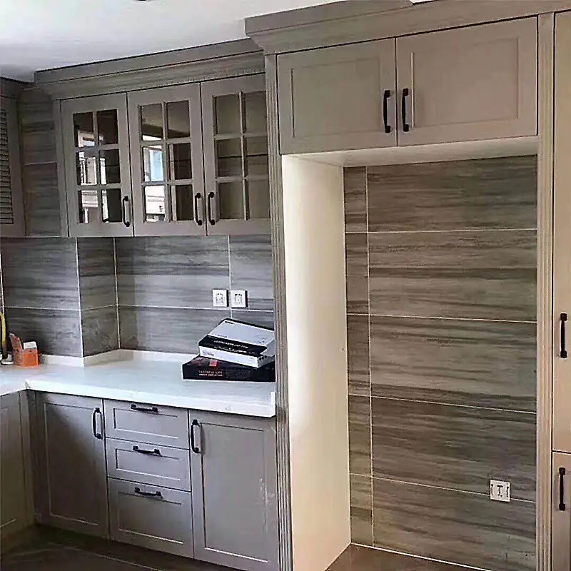Y&R Furniture Modern Kitchen Furniture Assemble Or Knock Down Modern Kitchen Furniturefactory Price 2