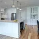 Bestmodern Dark Wood Kitchen Cabinets Maple/Oak/Solid Wood/MDF/melaminated Particle Board/PVC/ Polywood Assemble Or Knock Down. 4