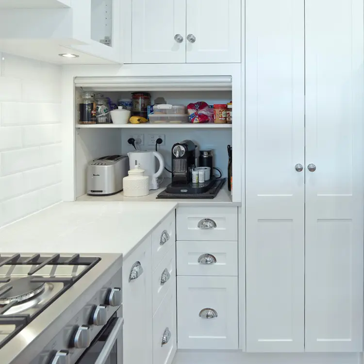 Bestmodern Dark Wood Kitchen Cabinets Maple/Oak/Solid Wood/MDF/melaminated Particle Board/PVC/ Polywood Assemble Or Knock Down. 5