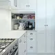 Bestmodern Dark Wood Kitchen Cabinets Maple/Oak/Solid Wood/MDF/melaminated Particle Board/PVC/ Polywood Assemble Or Knock Down. 5