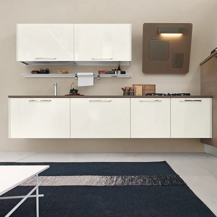 Wood and White Modern Kitchen T/T 20-45 Dayssuppliers 2
