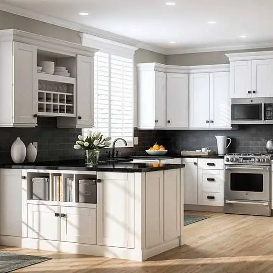 Eco-friendly Modern Kitchen Furniture MDF Kitchen Cabinet 1