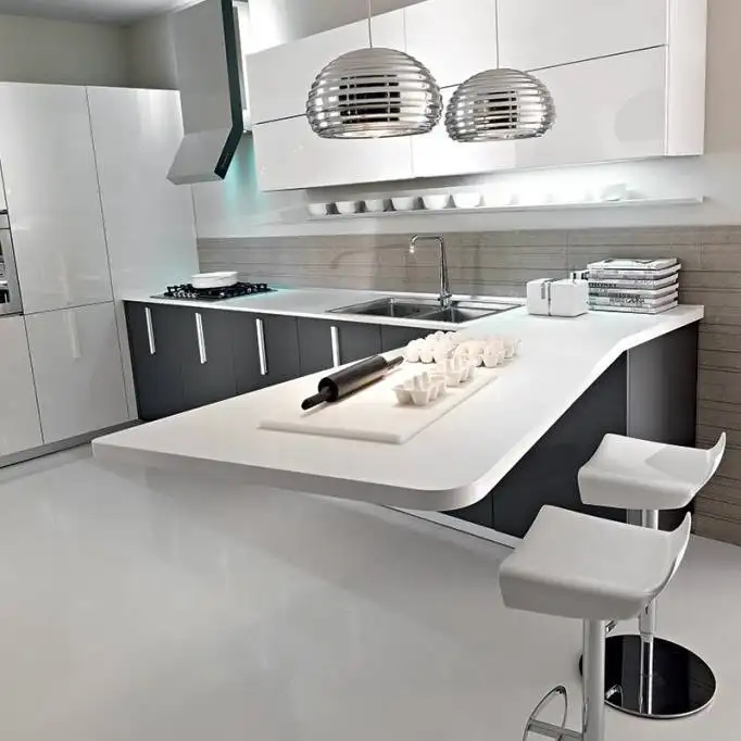 Modern dark wood kitchen trends for 2025 1