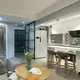 Y&R Furniture Dark Wood Modern Kitchen Maple/Oak/Solid Wood/MDF/melaminated Particle Board/PVC/ Polywood Dark Wood Modern Kitchensuppliers 3