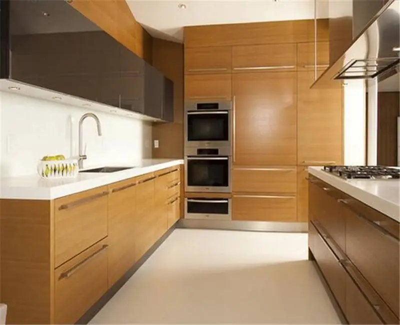 Kitchen wholesale furniture modern kitchen cabinet l shaped kitchen cabinet solid wood 1