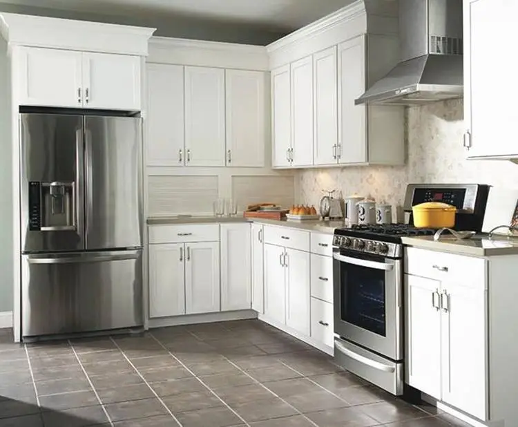 Wooden kitchen cupboards white kitchen cabinet set building material for Projects 1